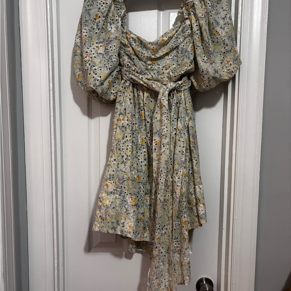 Floral Puff Sleeve Dress